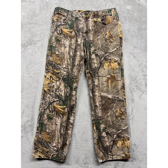 Realtree Camo Pants Mens 36x34 Style‎ #5191-5 Outdoor Hunting Real Tree - Picture 1 of 6